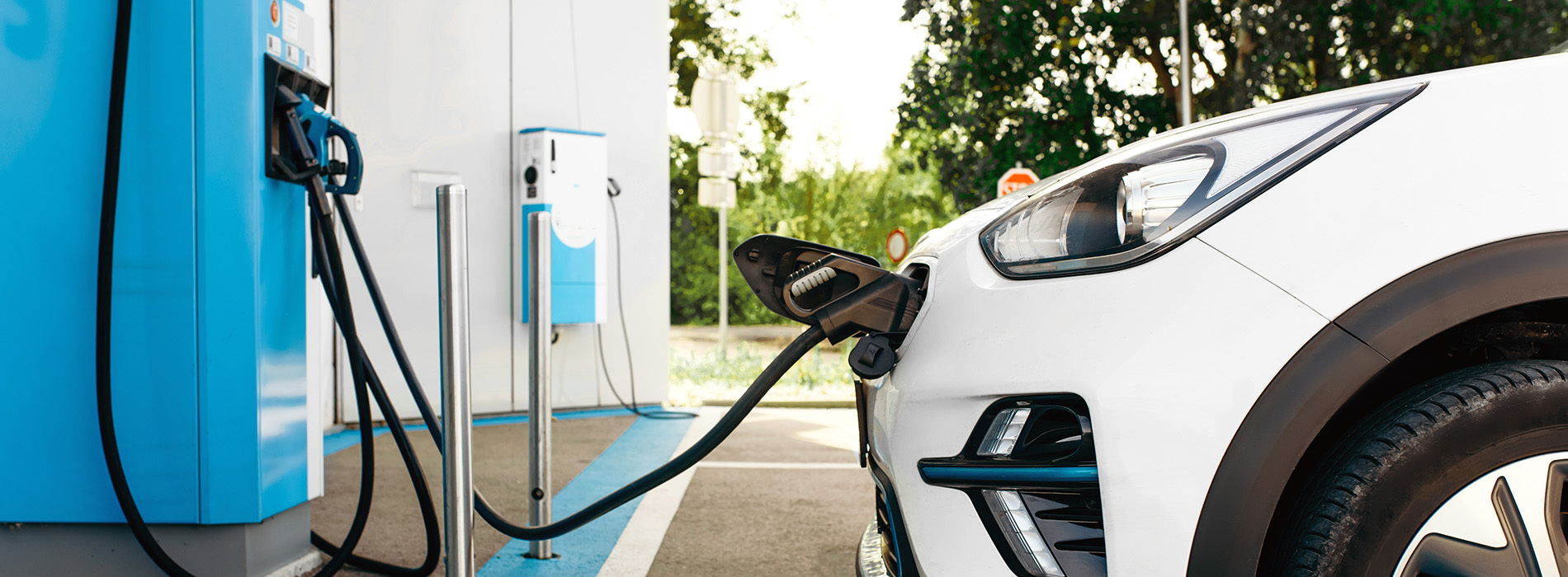 Image of electric vehicle charging 